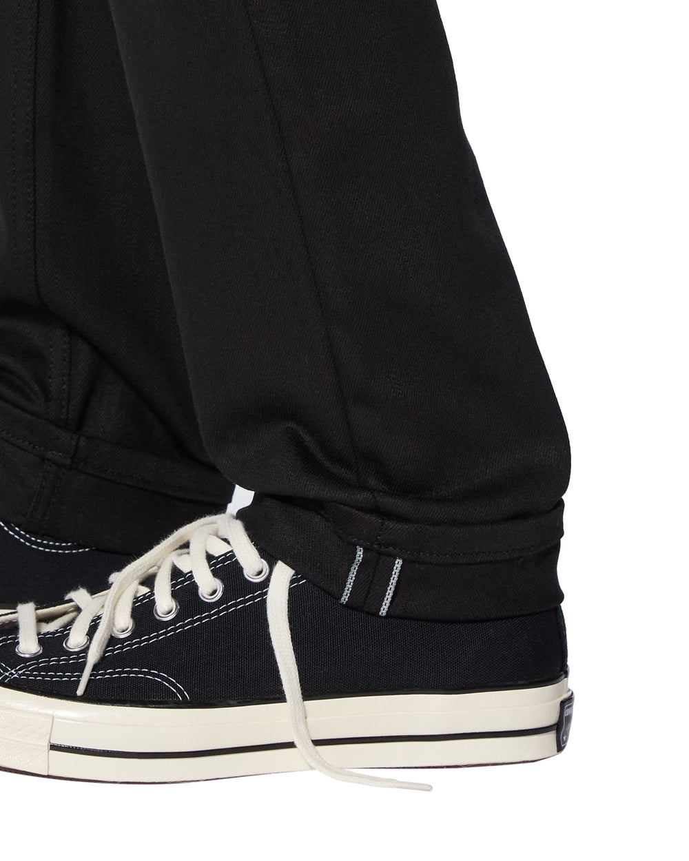 Chitch Selvedge Raw Black Tapered Jeans