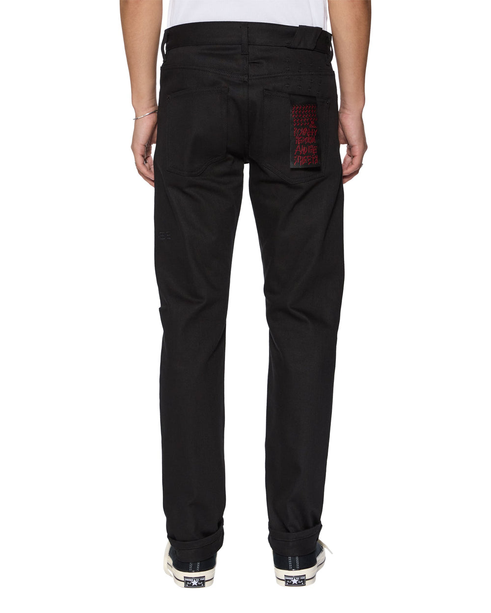 Chitch Selvedge Raw Black Tapered Jeans
