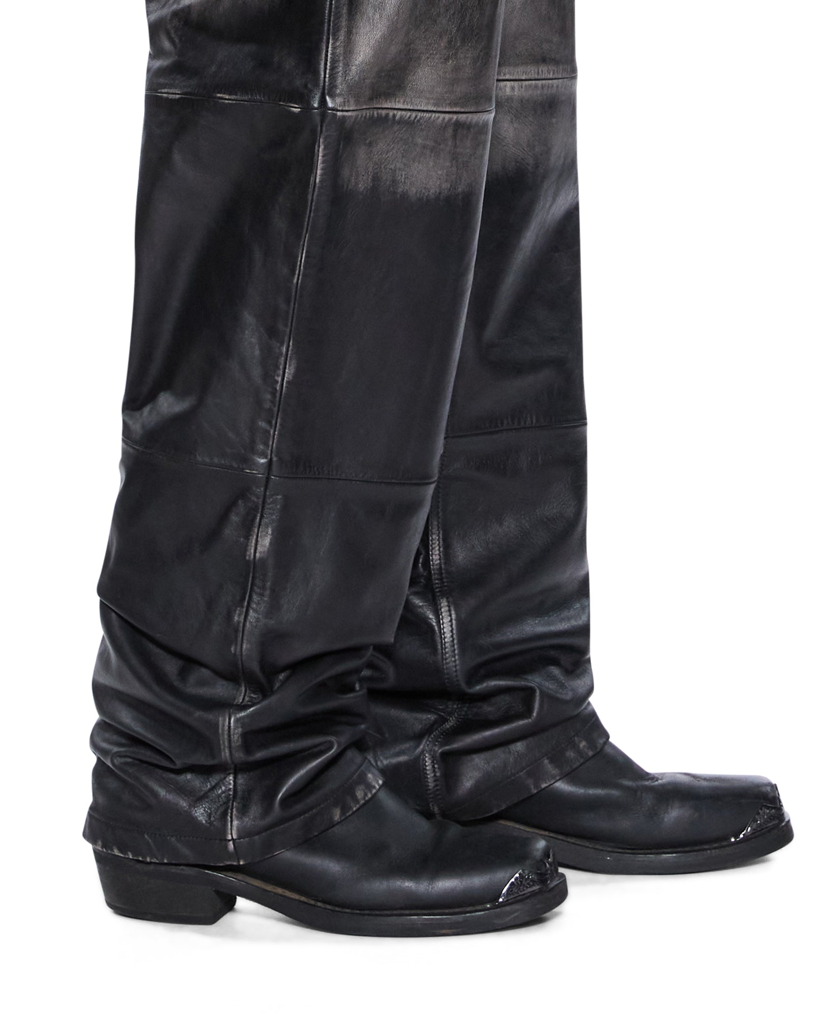 Mens Blackjack Maxx Pant Aged Black Relaxed Denim Jeans