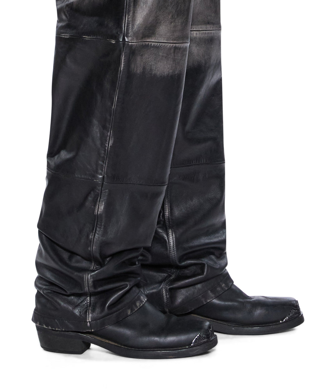 Mens Blackjack Maxx Pant Aged Black Relaxed Denim Jeans