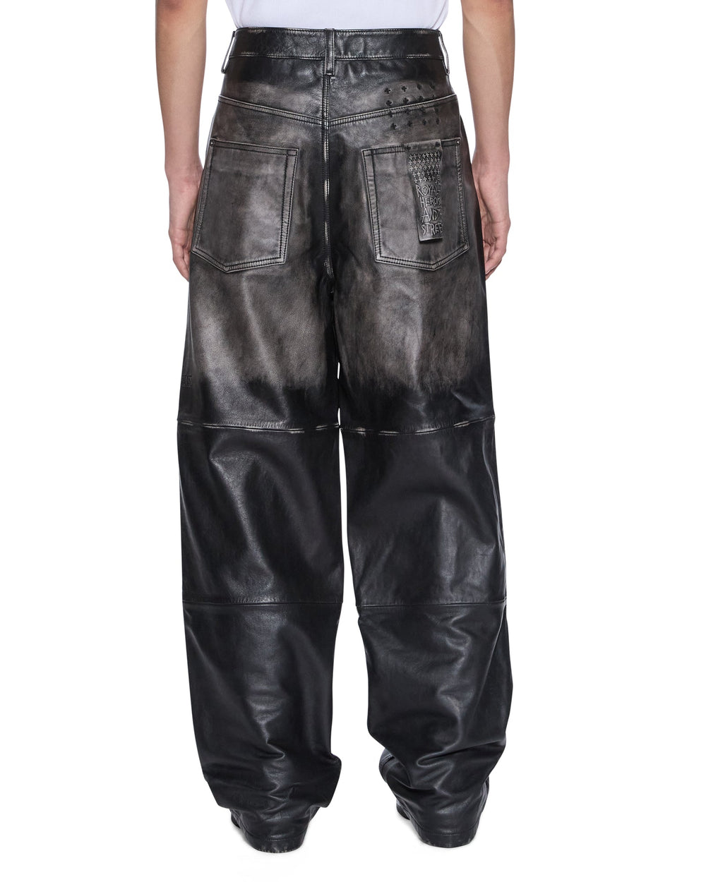 Mens Blackjack Maxx Pant Aged Black Relaxed Denim Jeans