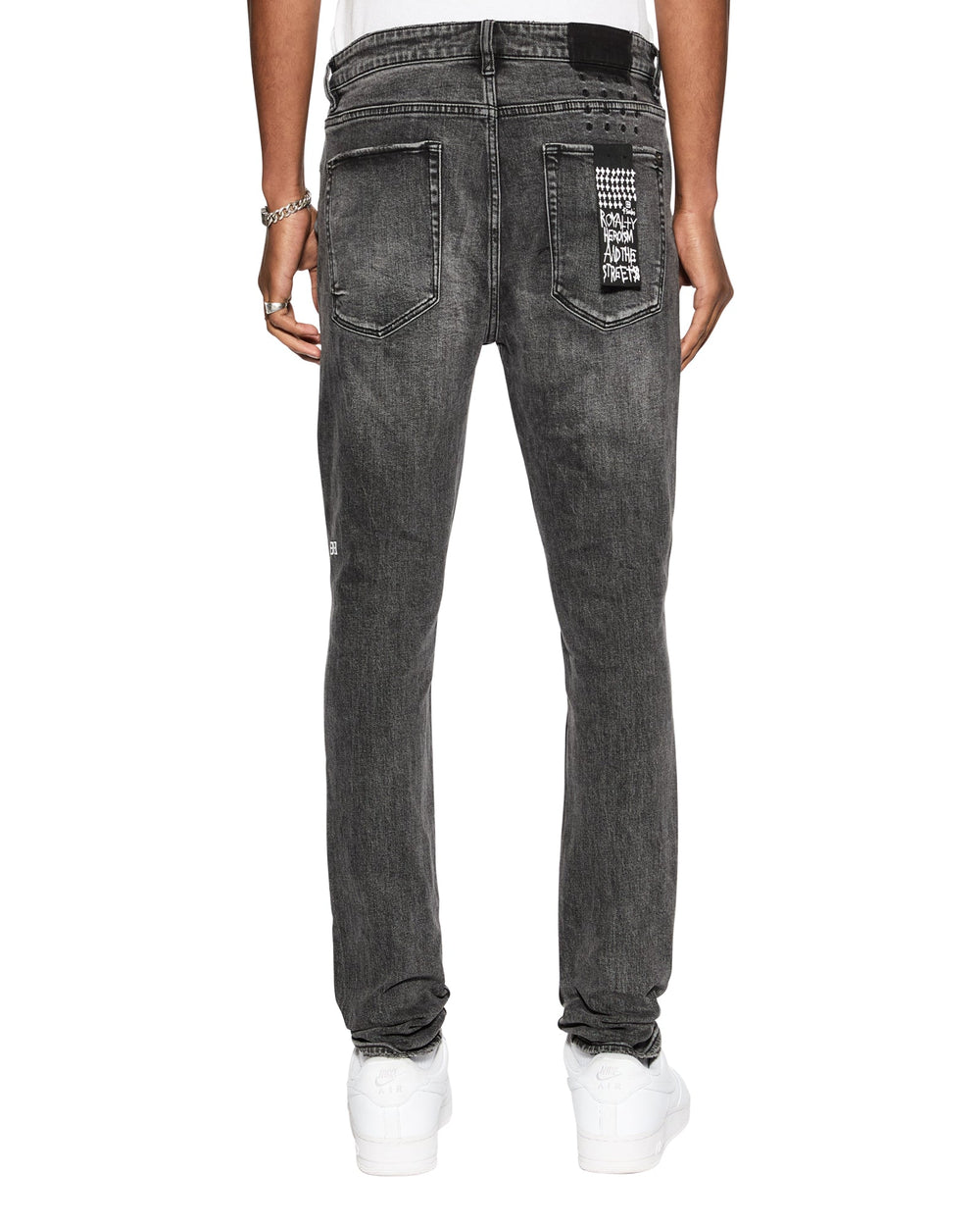 Van Winkle Angst Trashed Black Stonewash Jeans