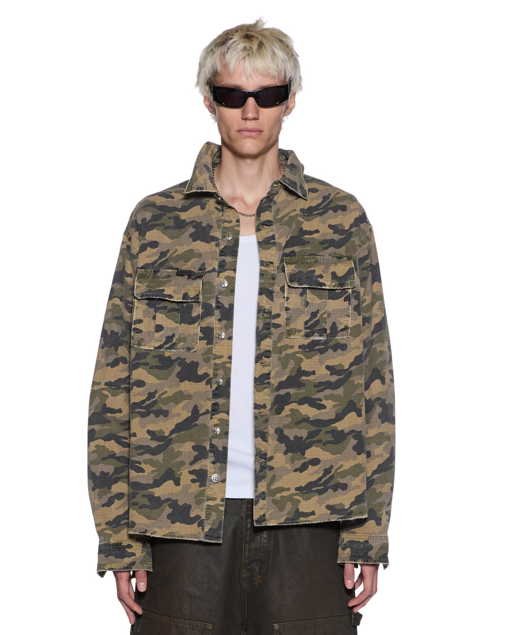 Mens Vulture Ls Shirt Camo Shirts