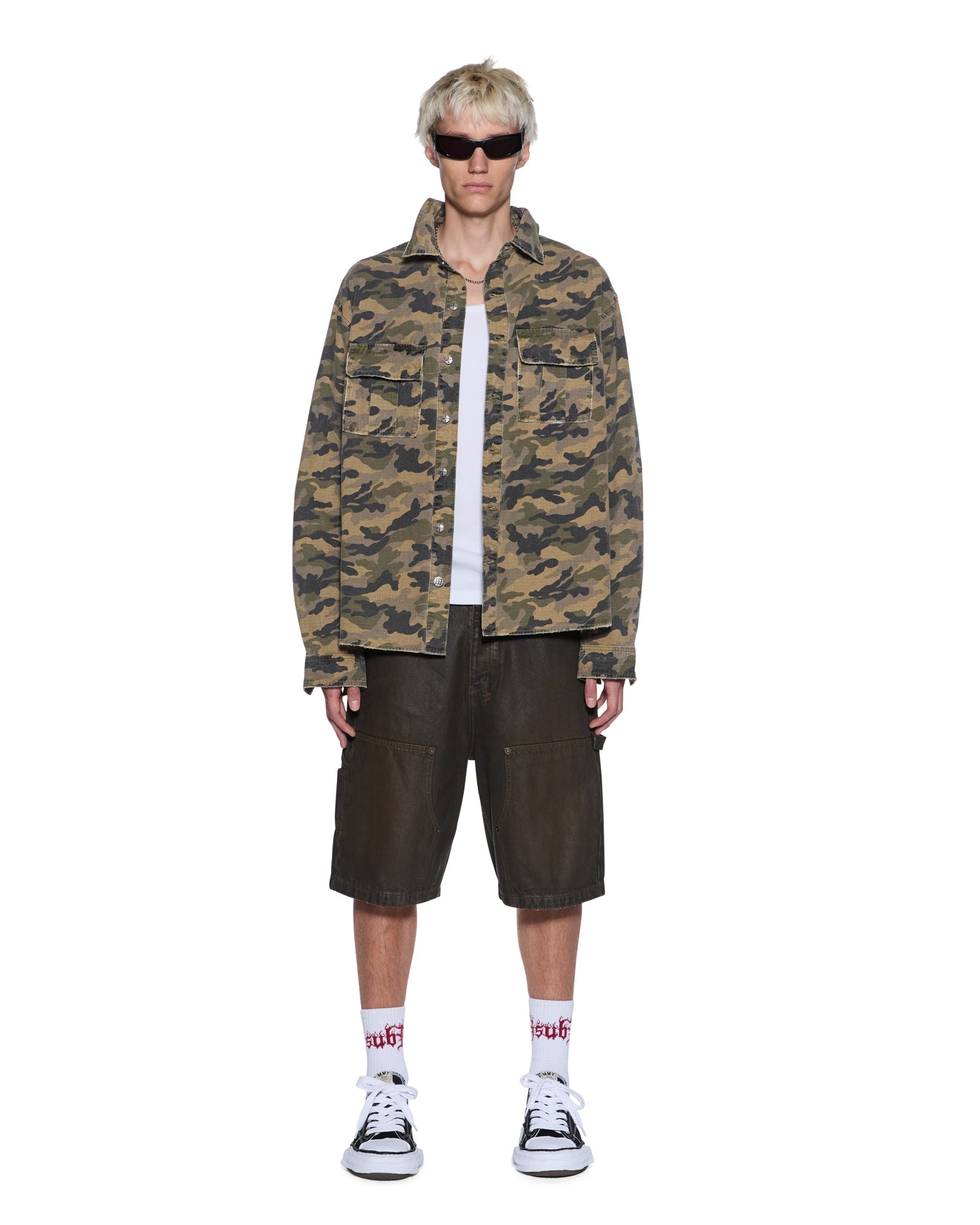 Mens Vulture Ls Shirt Camo Shirts