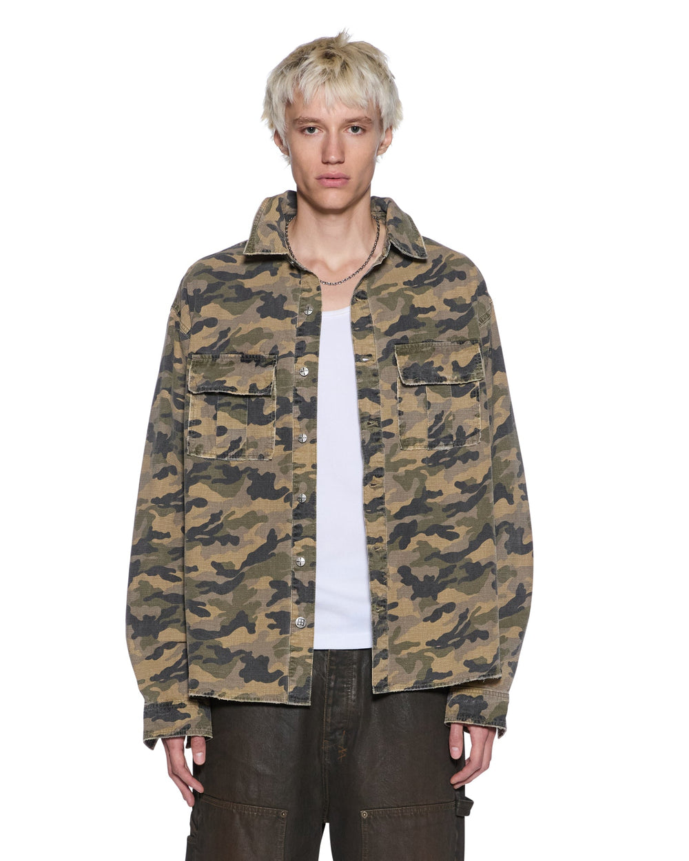 Mens Vulture Ls Shirt Camo Shirts