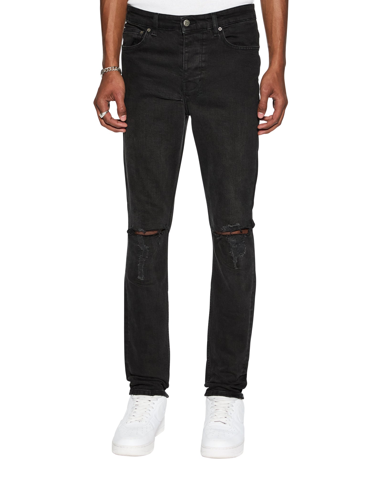 Buy Ksubi Chitch Krow Krushed Men's Black Slim Fit Jeans