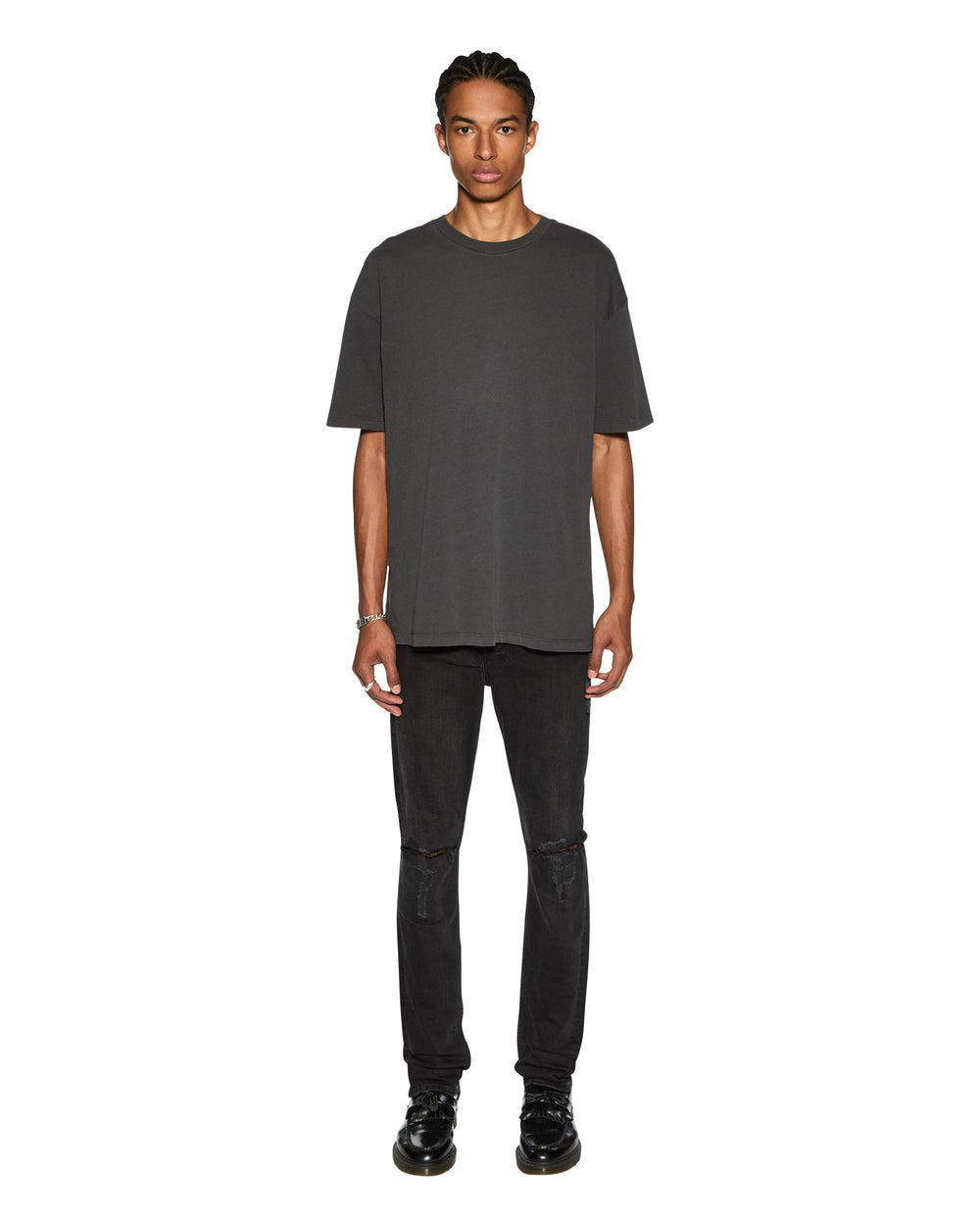 Buy Ksubi Chitch Krow Krushed Men's Black Slim Fit Jeans