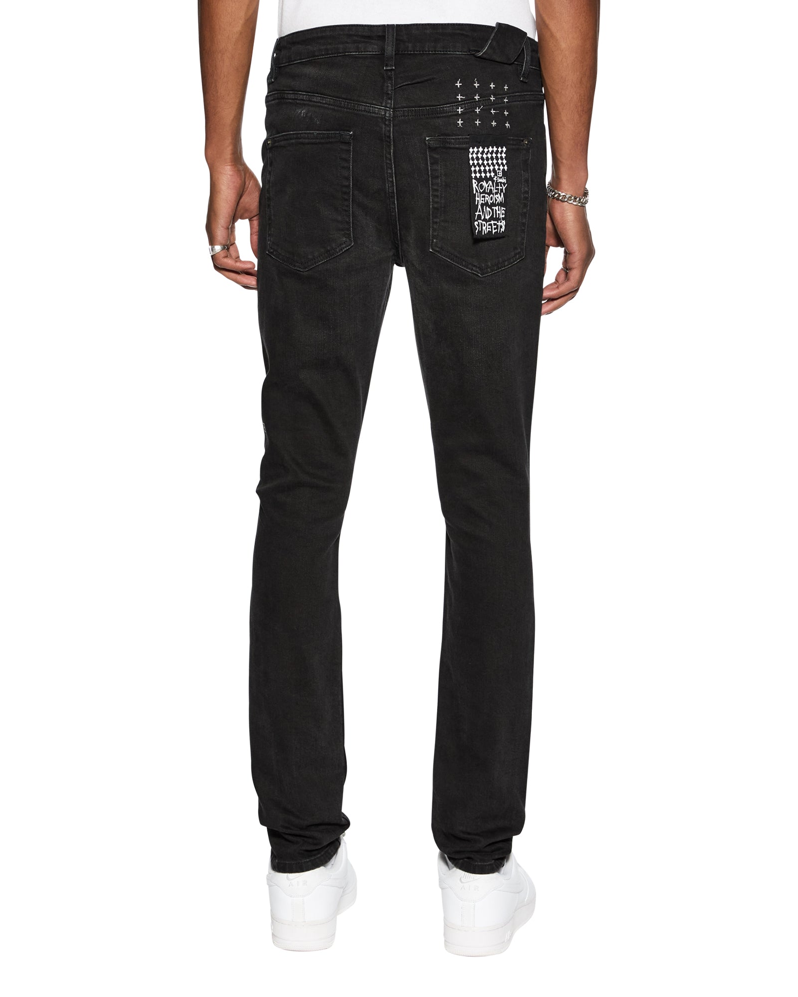 Buy Ksubi Chitch Krow Krushed Men's Black Slim Fit Jeans