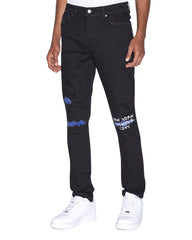 Buy Chitch NYC Laid Black Men's Slim Denim Jeans KSUBI