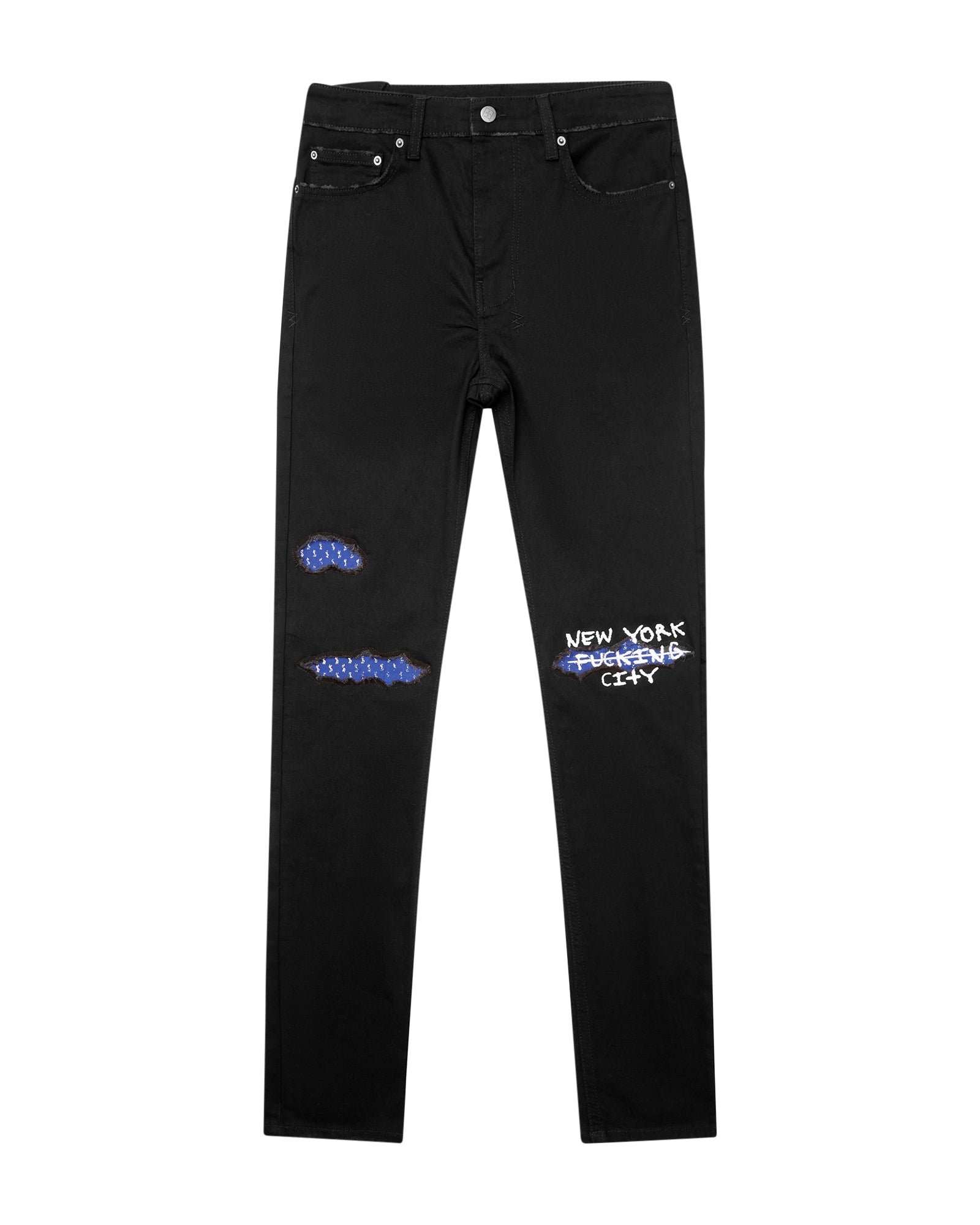 Buy Chitch NYC Laid Black Men's Slim Denim Jeans KSUBI