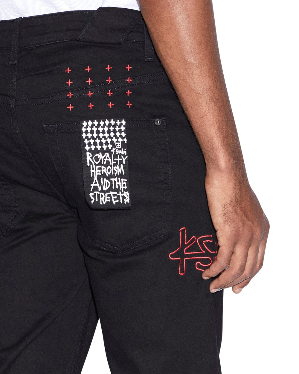 Buy Chitch Chicago Laid Black Men's Slim Denim Jeans KSUBI