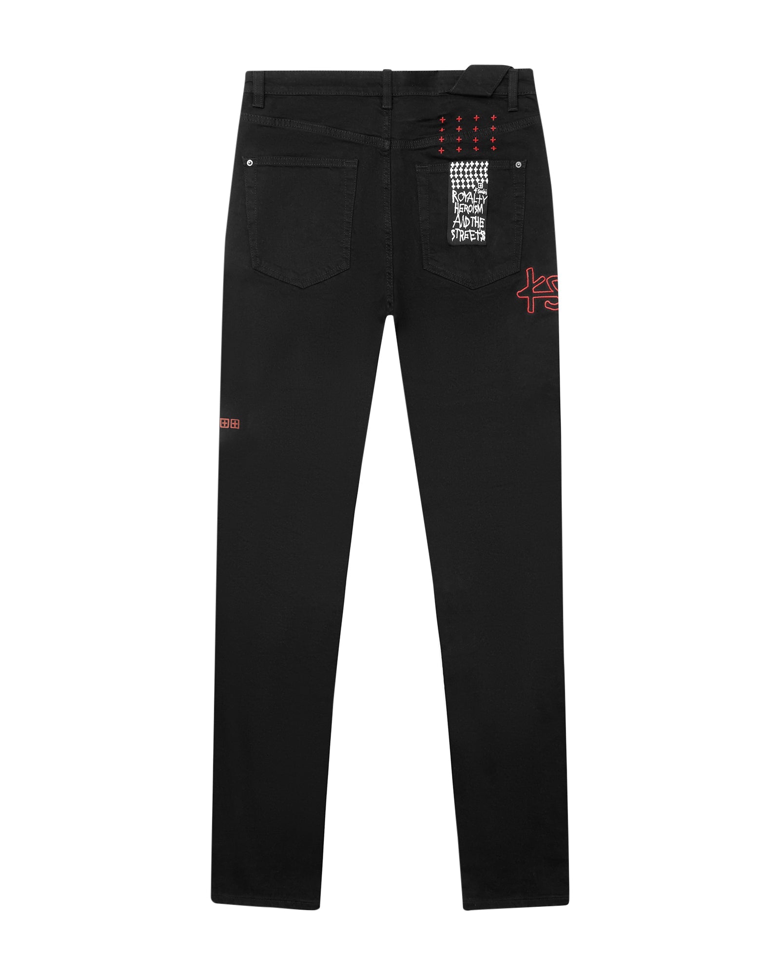 Buy Chitch Chicago Laid Black Men's Slim Denim Jeans KSUBI