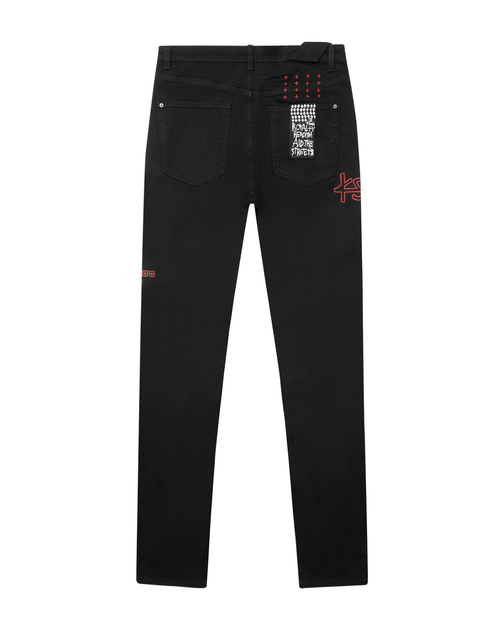 Buy Chitch Chicago Laid Black Men's Slim Denim Jeans KSUBI