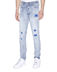 Buy Chitch Miami Philly Blue Men's Slim Denim Jeans KSUBI