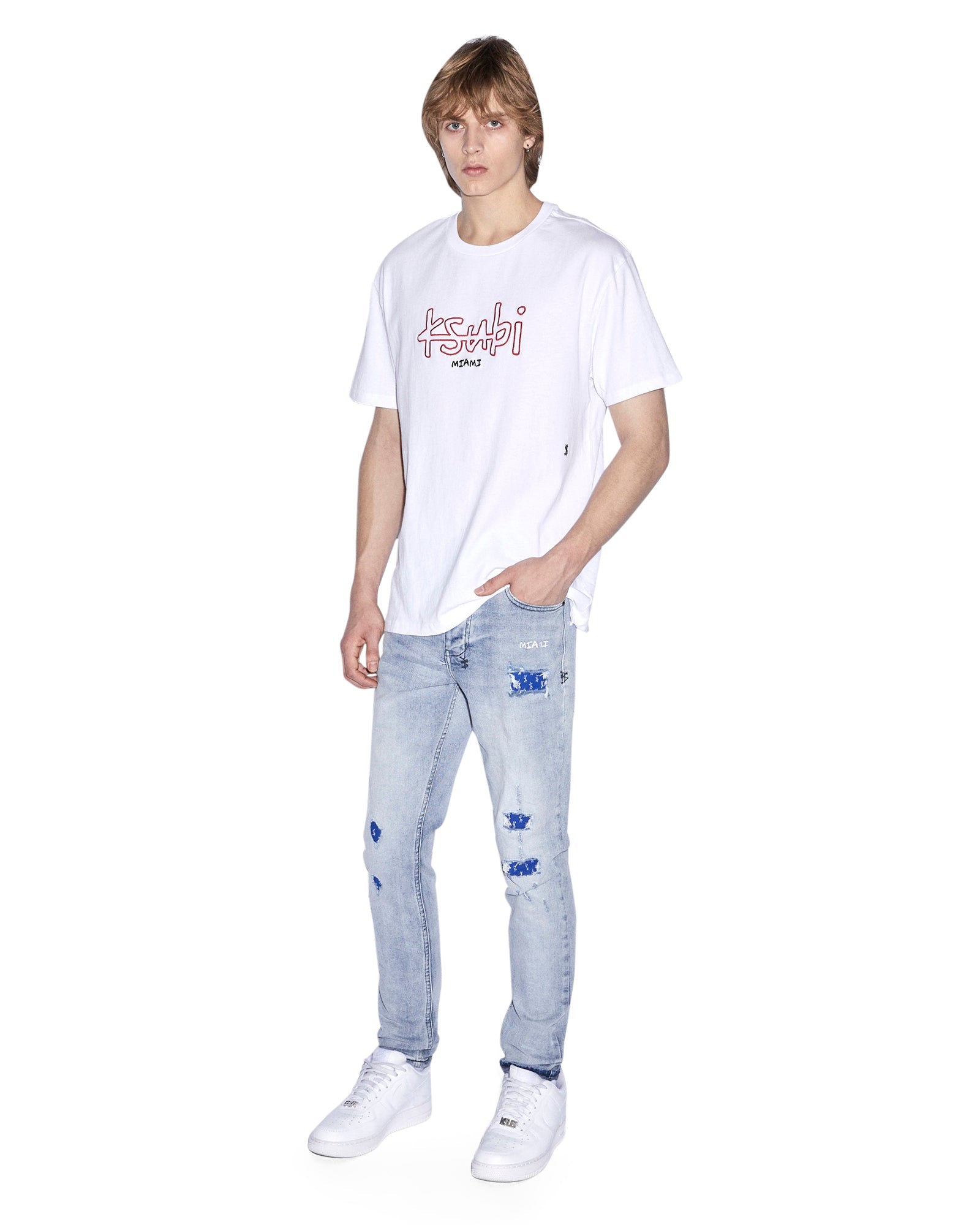 Buy Chitch Miami Philly Blue Men's Slim Denim Jeans KSUBI