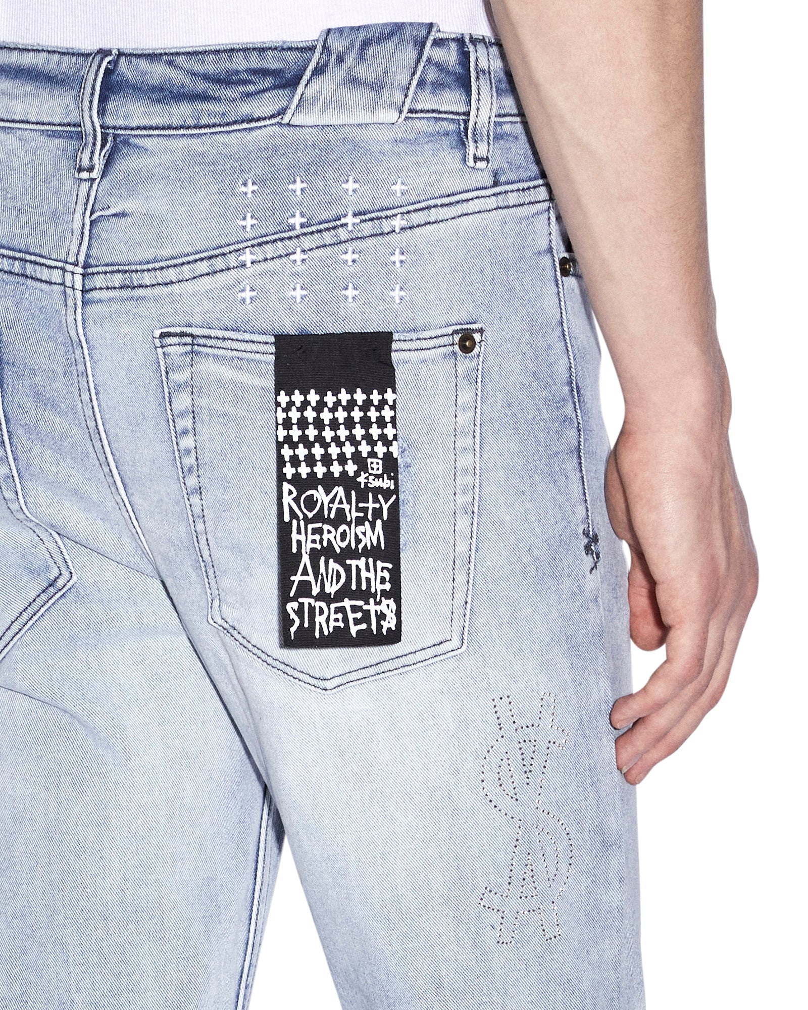 Buy Chitch Miami Philly Blue Men's Slim Denim Jeans KSUBI