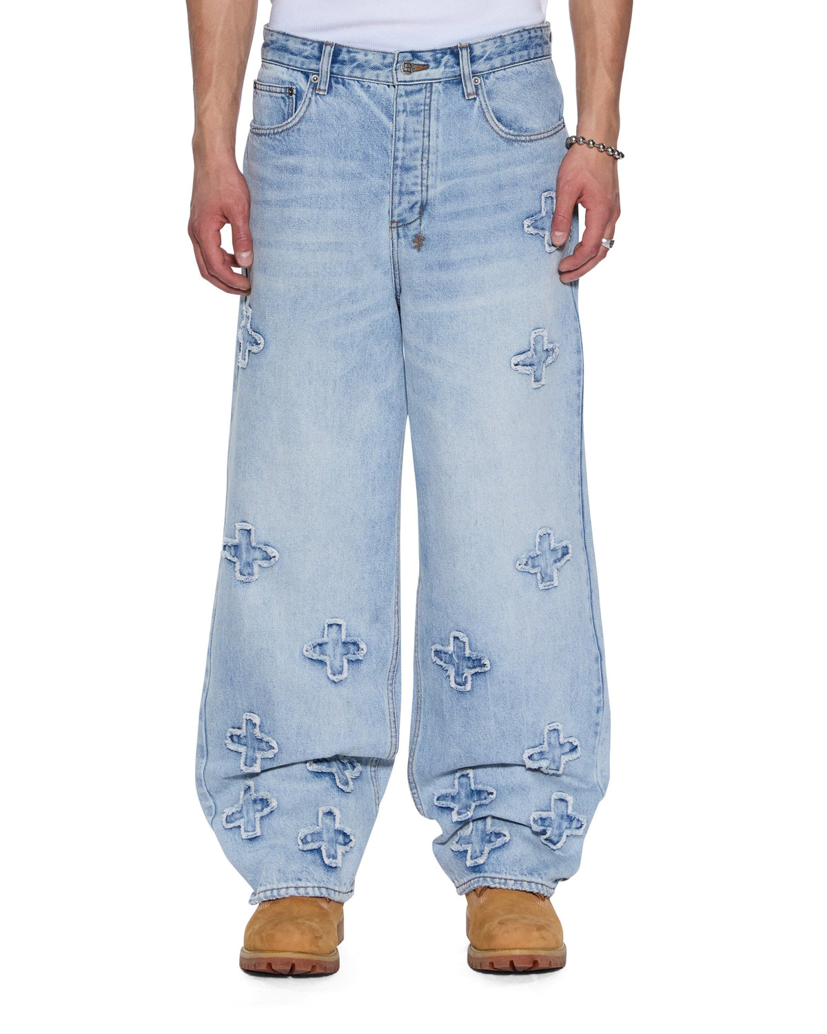 Buy Maxx Kraftwerk Men's Patched Denim Jean KSUBI