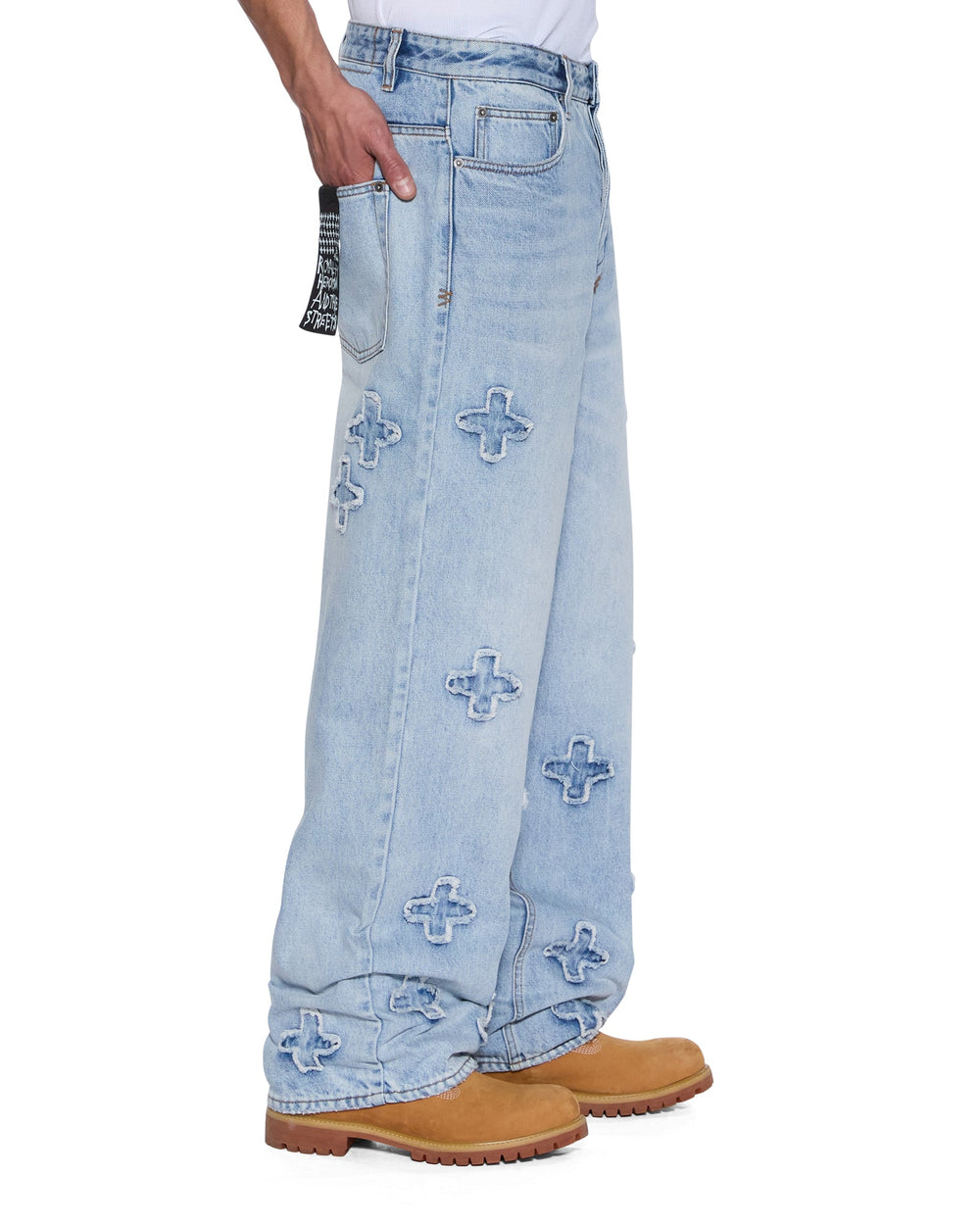 Buy Maxx Kraftwerk Men's Patched Denim Jean KSUBI