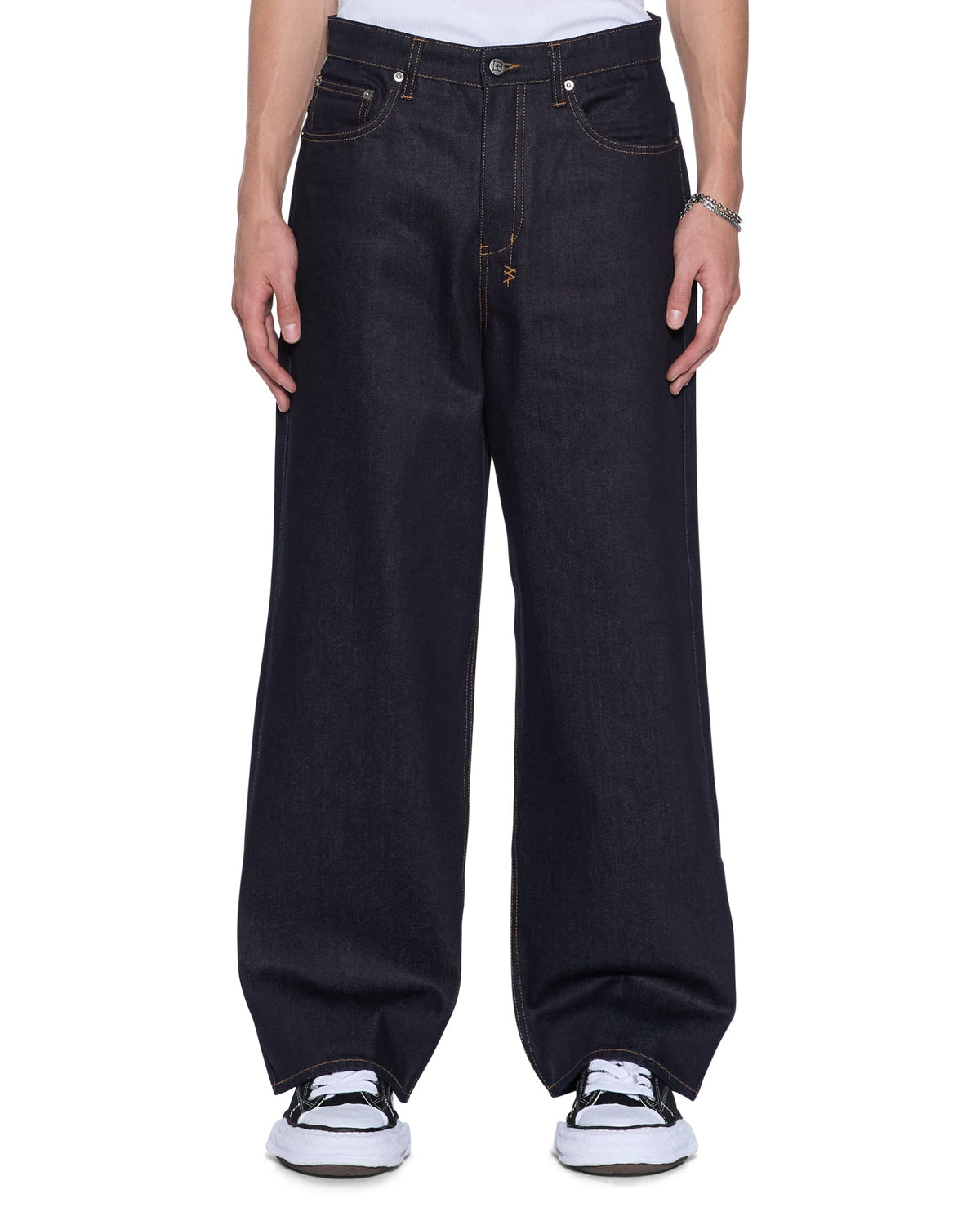 Mens Maxx Raw Blue Baggy Denim Jeans