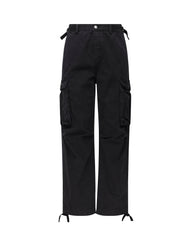 Mens Maxx Fugitive Cargo Worn Black Pants