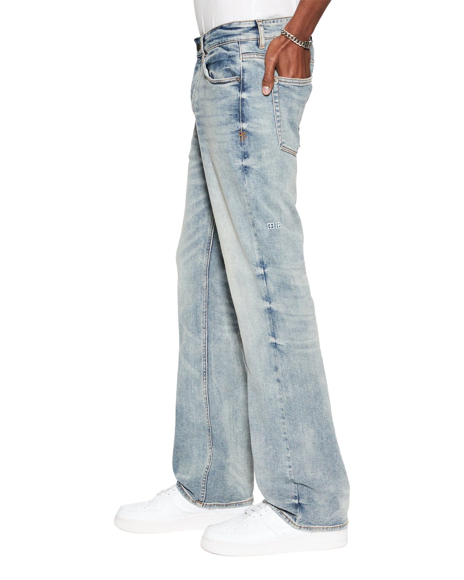 Mens Bronko Pure Dynamite Bootcut Denim Jeans