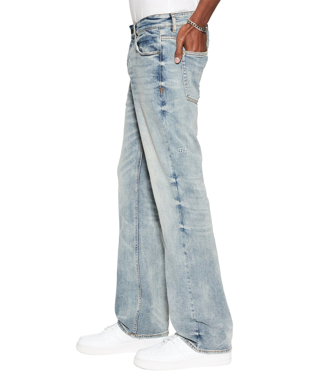 Mens Bronko Pure Dynamite Bootcut Denim Jeans