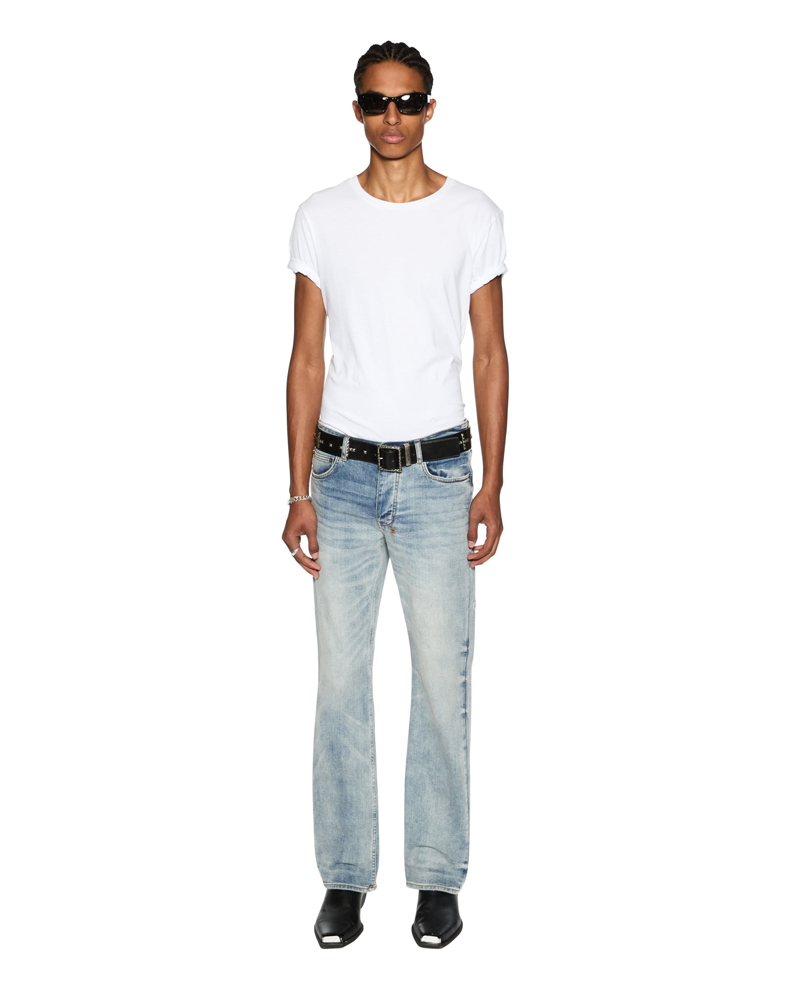 Mens Bronko Pure Dynamite Bootcut Denim Jeans