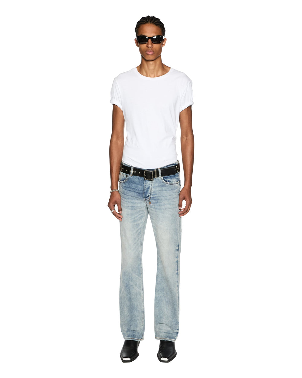 Mens Bronko Pure Dynamite Bootcut Denim Jeans