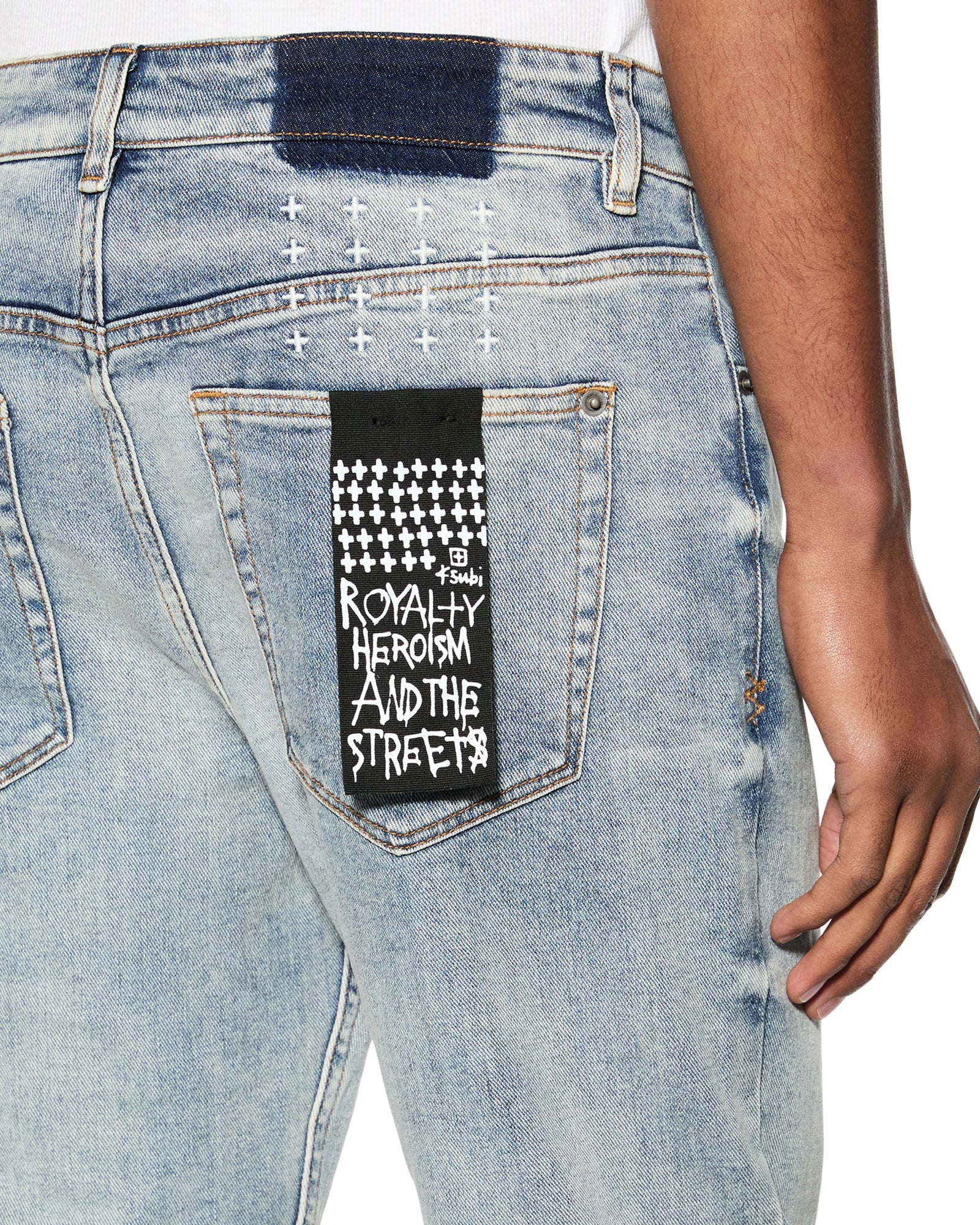 Mens Bronko Pure Dynamite Bootcut Denim Jeans