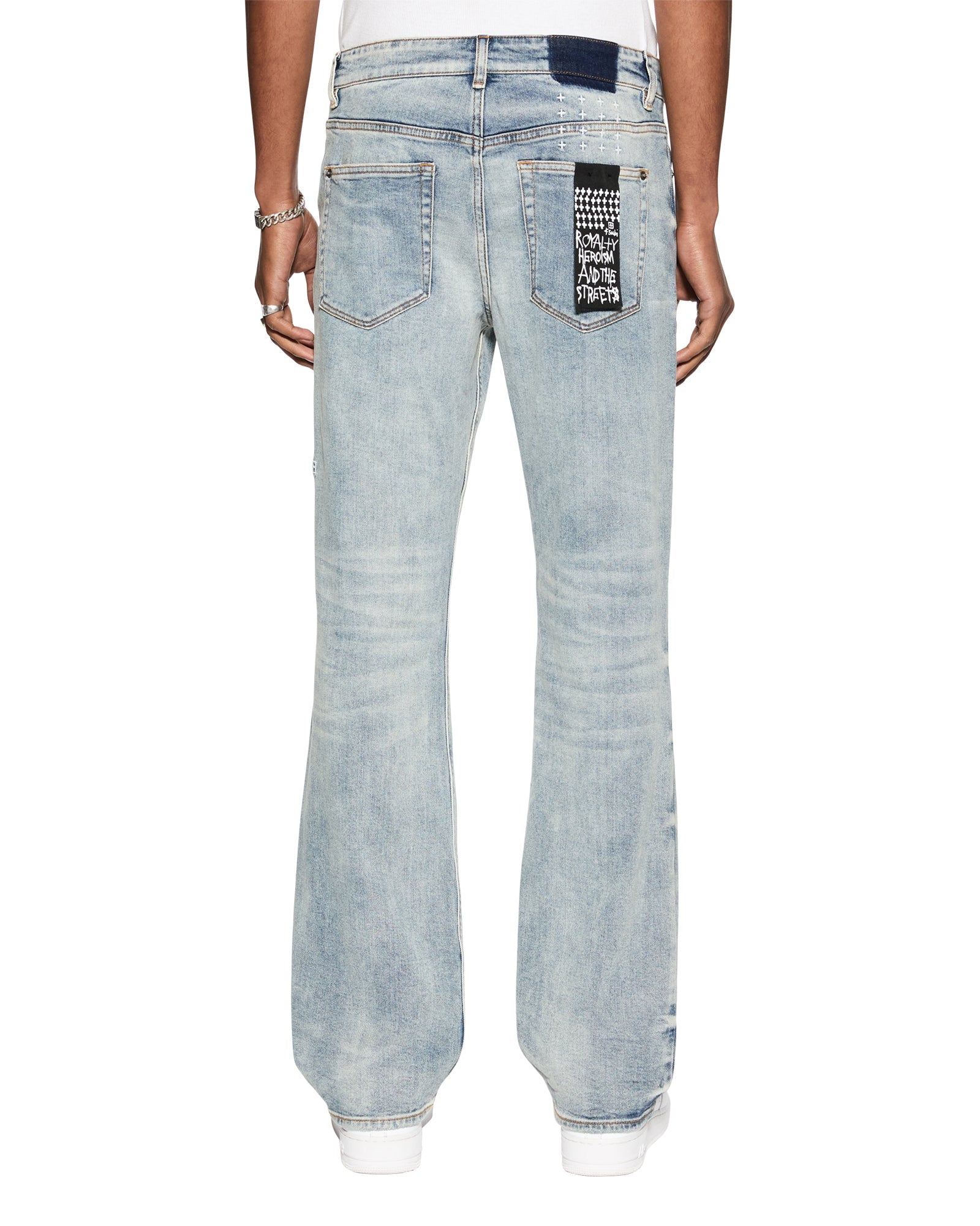 Mens Bronko Pure Dynamite Bootcut Denim Jeans