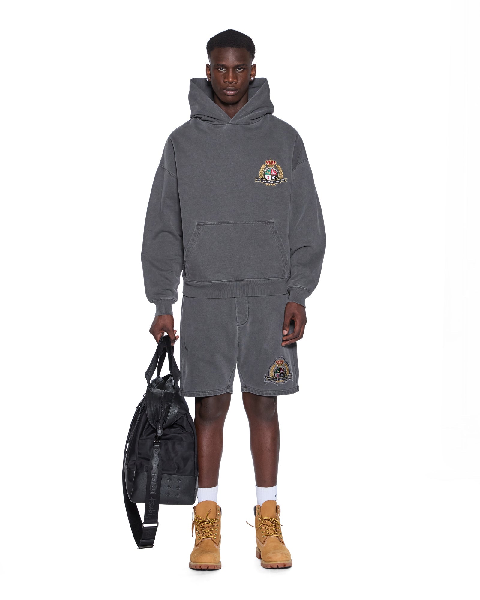 Mens Krest Trak Short Charcoal Walkshorts