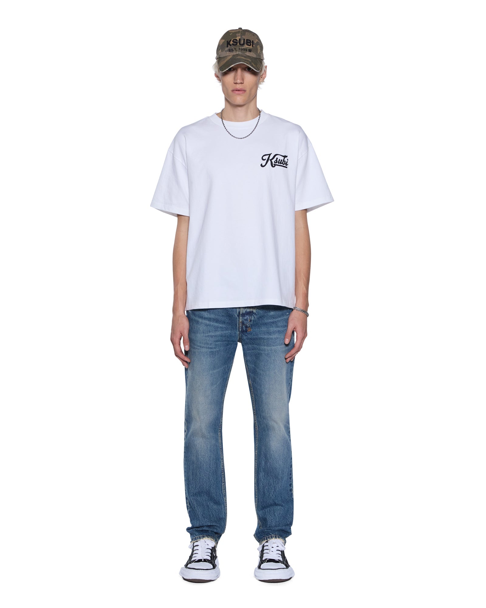 Mens Outfield Ekcess Ss Tee White Tees