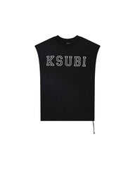 Mens Touchdown Ekcess Cut Off Tank Jet Black Tees