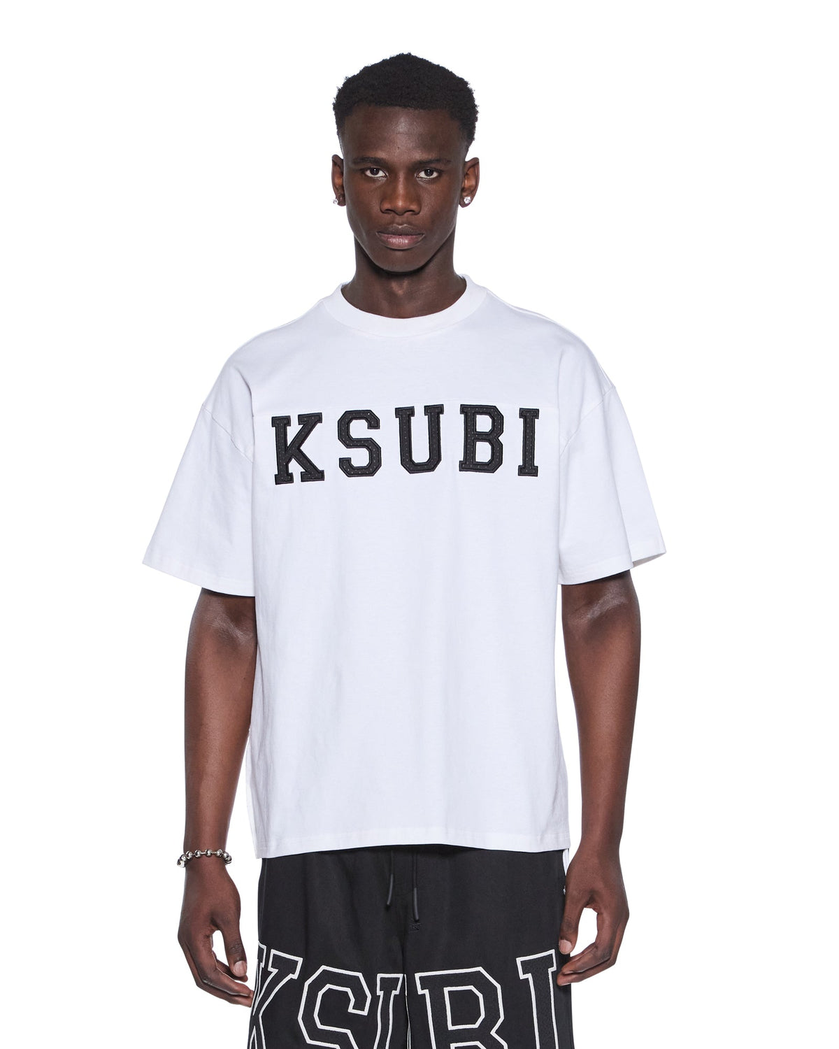 Mens Touchdown Ekcess Ss Tee Vintage White Tees