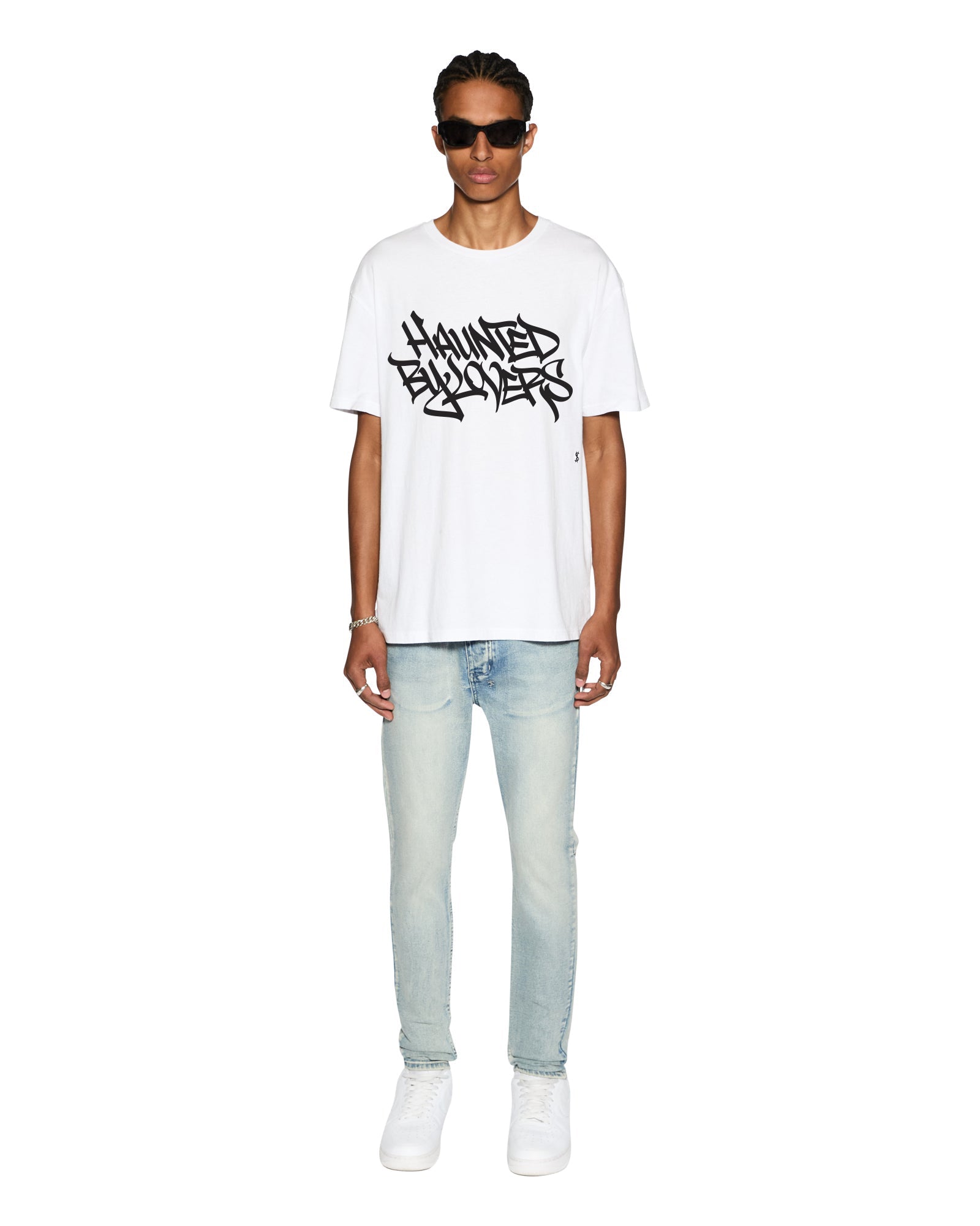 Mens Faust Biggie Ss Tee Optic White Tees