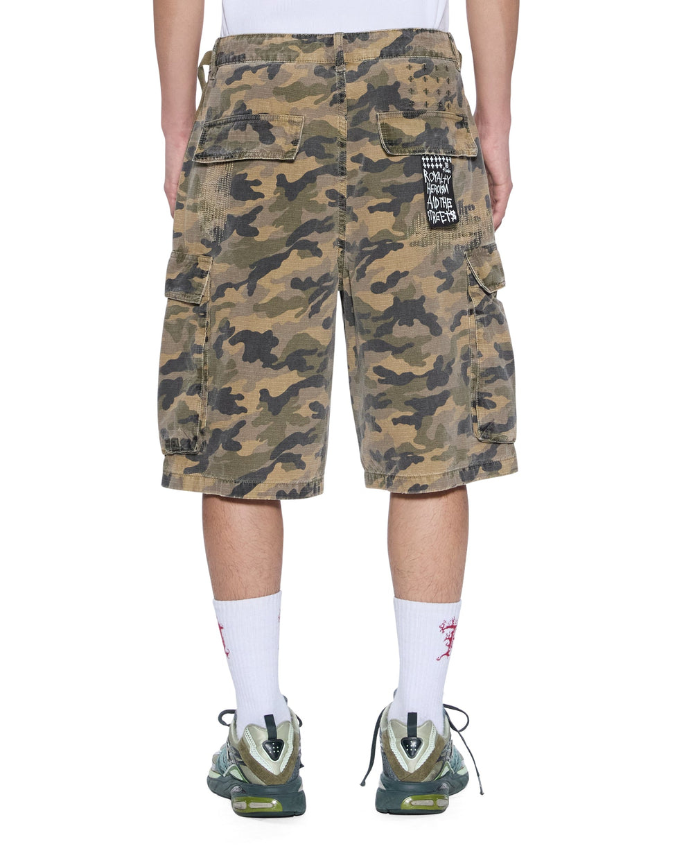 Mens Troop Cargo Short Camo Walkshorts