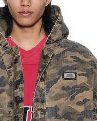 Mens Plated Bomber Jacket Camo Jackets