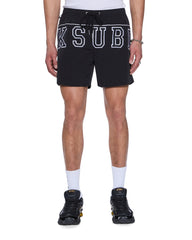 Mens Touchdown Boardshort Black Walkshorts