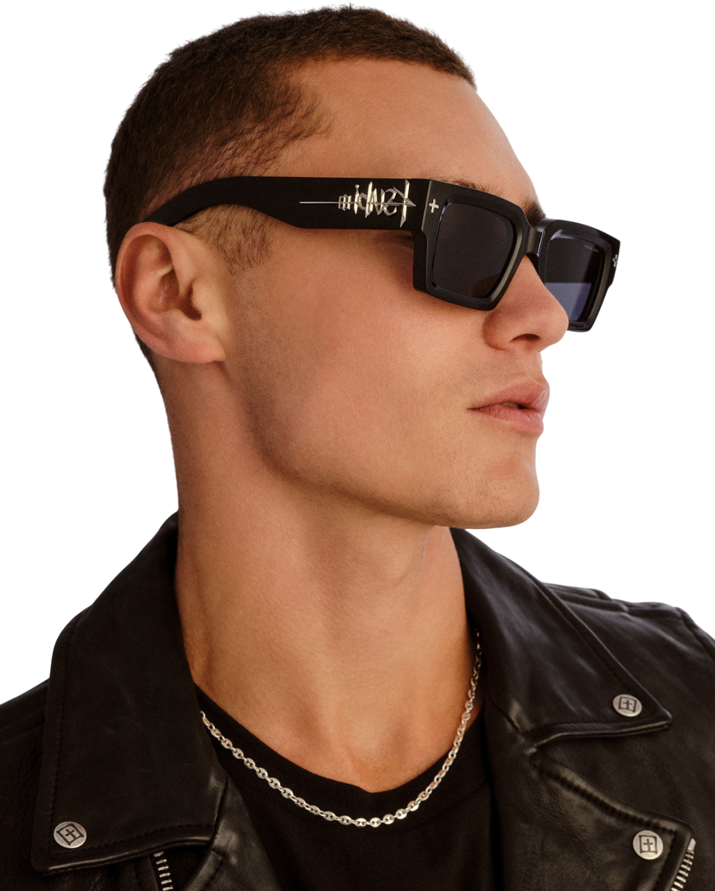 The Kingy Sunglasses Black Silver