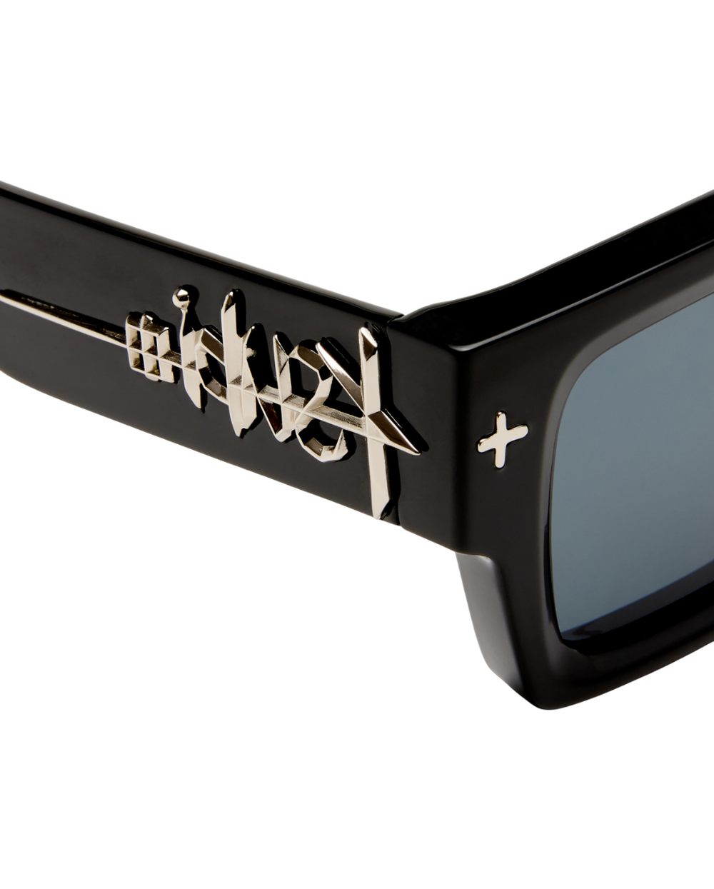 The Kingy Sunglasses Black Silver