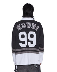 Mens Duke Rugby Ls Jersey Black Fashion Tops