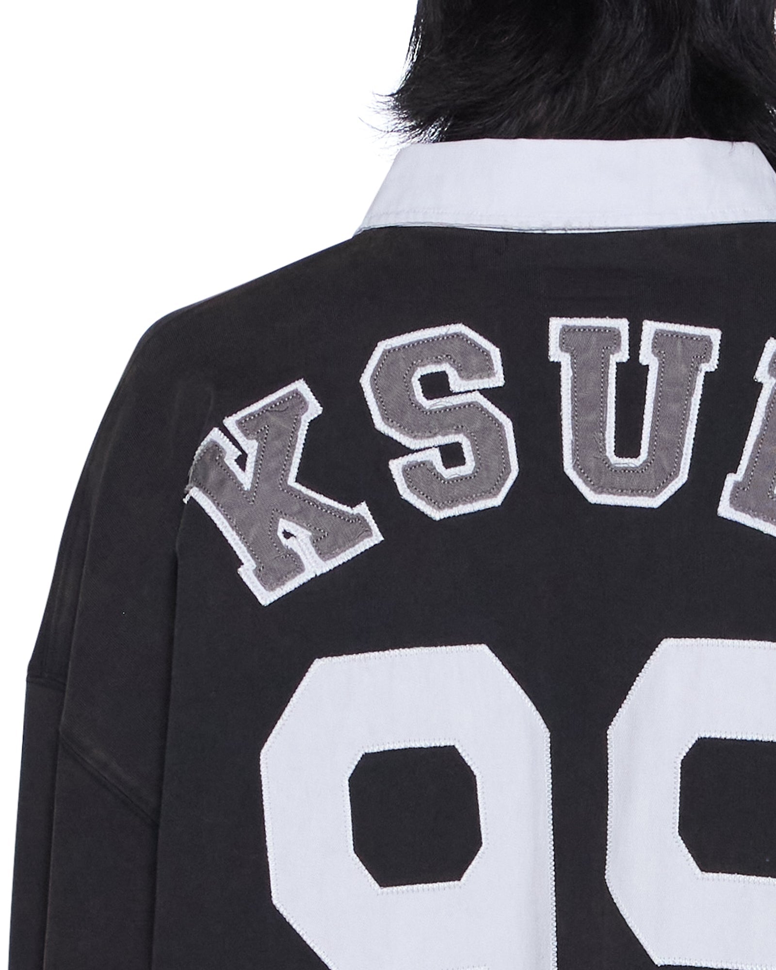 Mens Duke Rugby Ls Jersey Black Fashion Tops