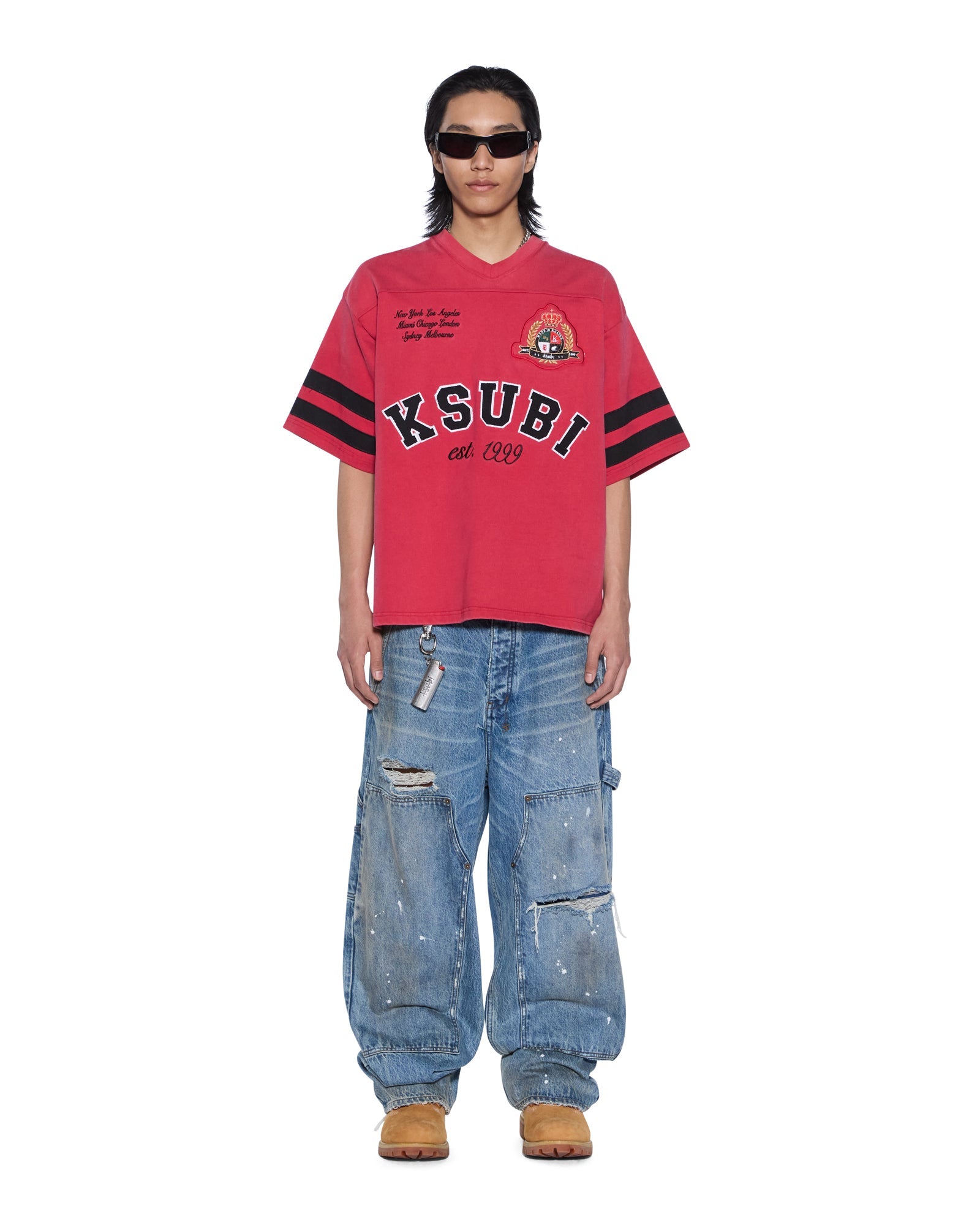 Mens Duke Ss Jersey Crimson Tees