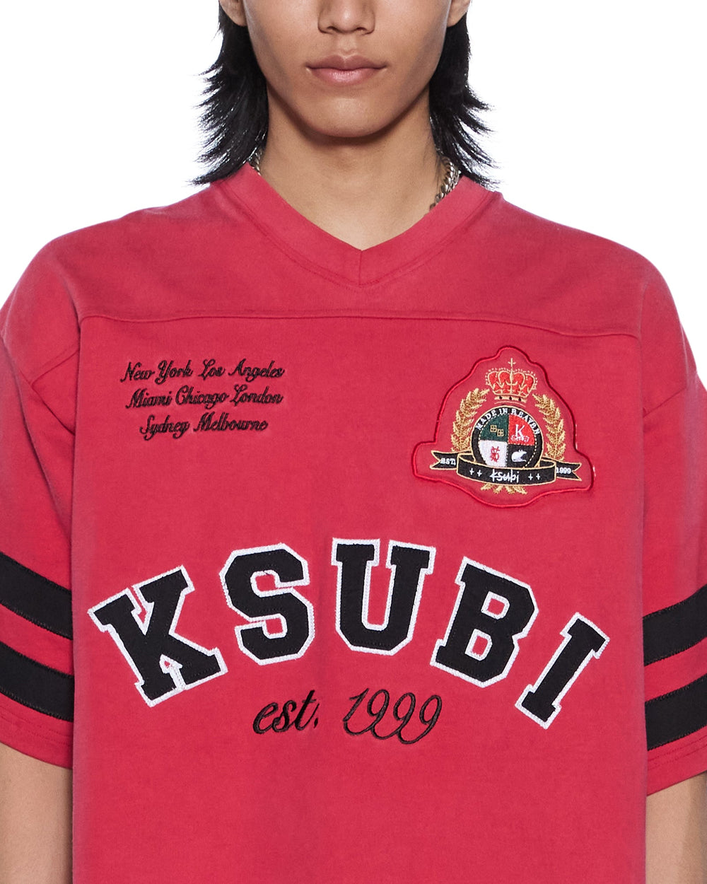 Mens Duke Ss Jersey Crimson Tees