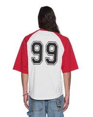 Mens 99 Biggie Raglan Ss Tee Red Tees
