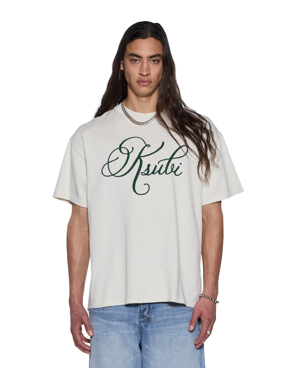 Mens Prestige Biggie Ss Tee Antique White Tees