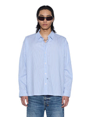 Mens Lanley Ls Shirt Ocean Stripe Shirts