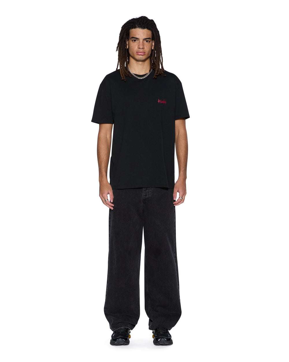 Mens All Day Biggie Ss Tee Red Tees