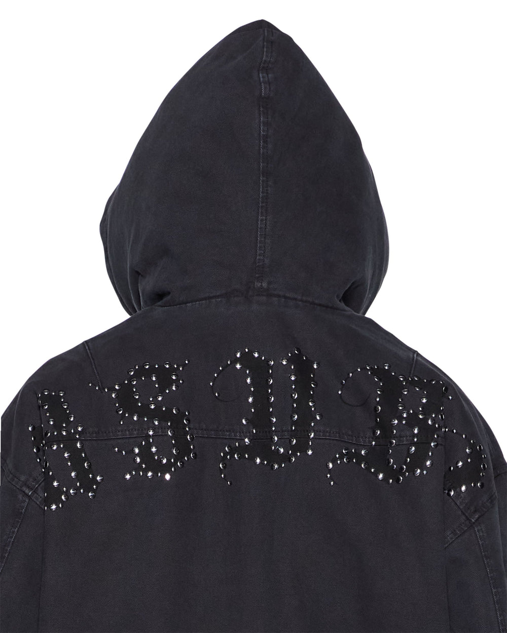 Mens Bomber Jacket Stud Black Jackets