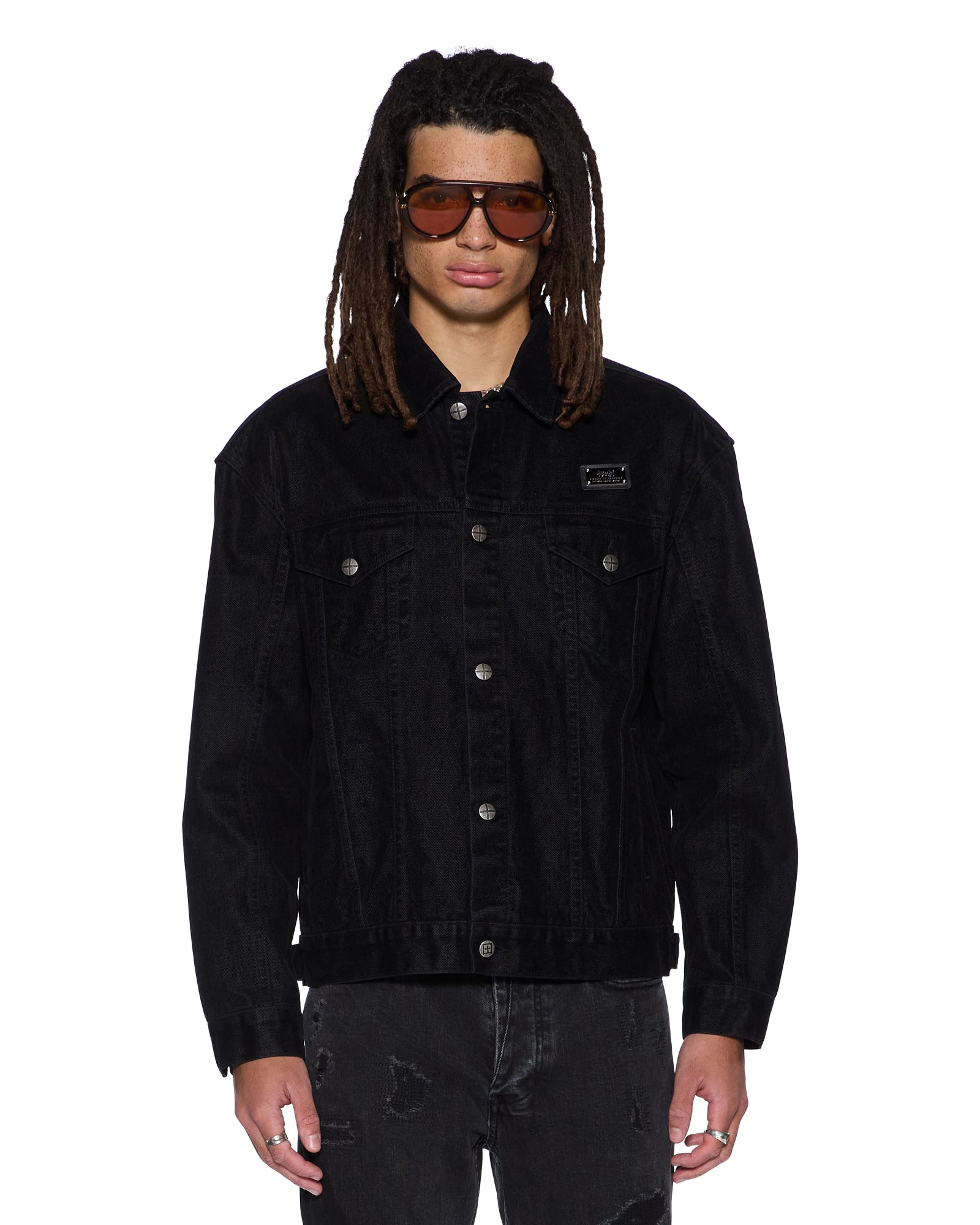 Mens Oh G Jacket Flocked Black Jackets